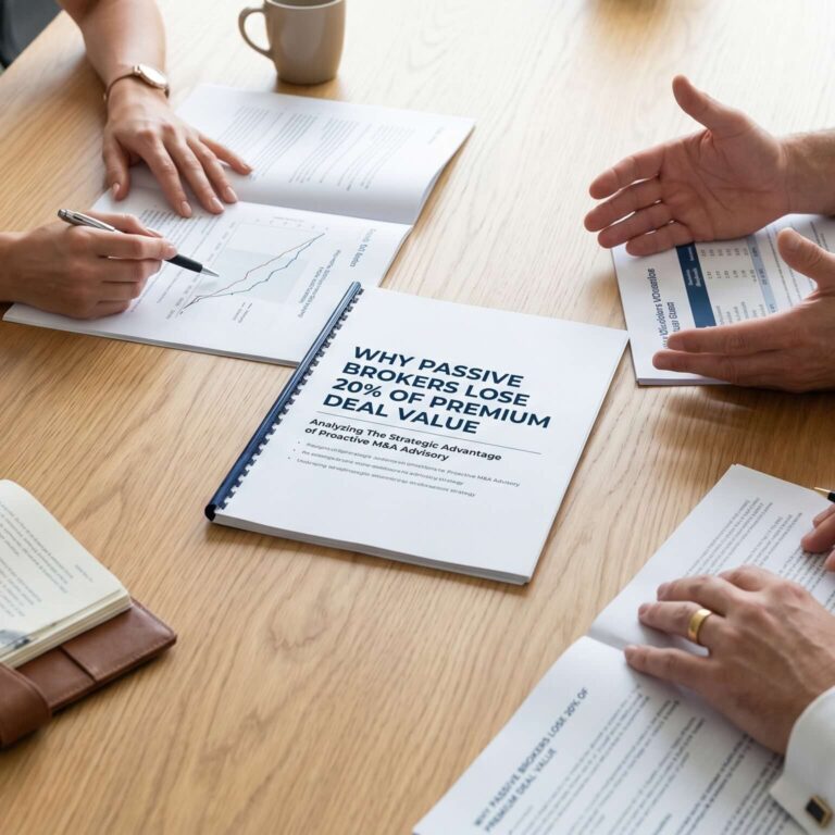 The M&A Digital Authority Gap: Why Passive Brokers Lose 20% of Premium Deal Value