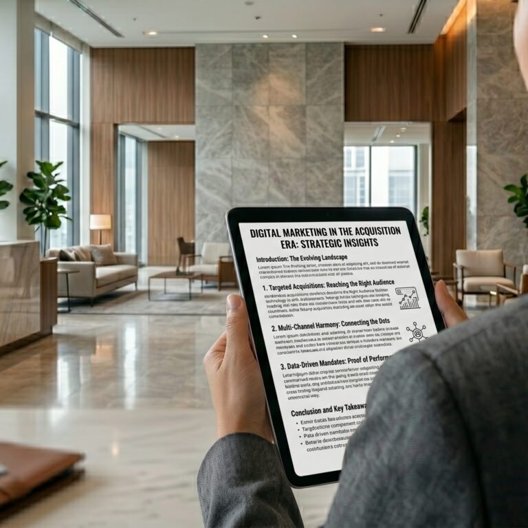 M&A Advisors: How to Use Digital Marketing to Secure Premium Deal Flow